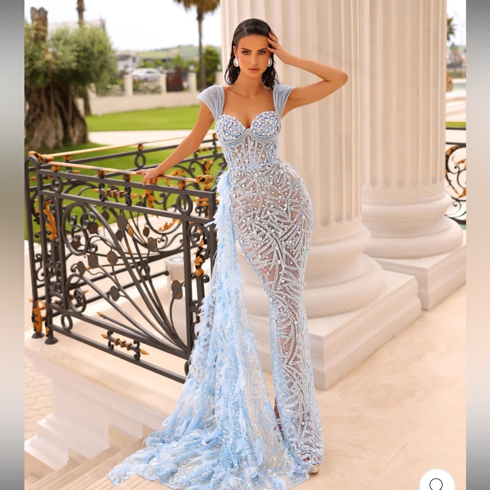 SOLD!!!!!!!!  Vlora kaltrina beaded gown